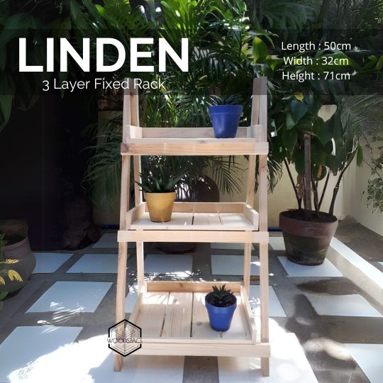 Linden 3 Layer Foldable Rack