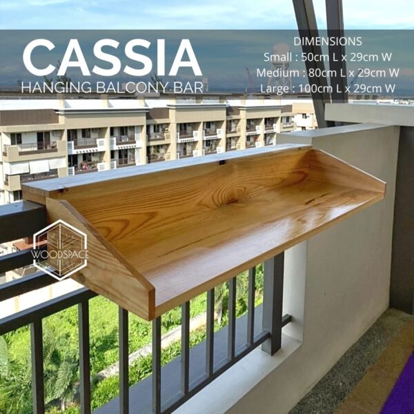 Cassia Hanging Balcony Bar