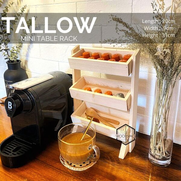 Tallow Mini Table Rack