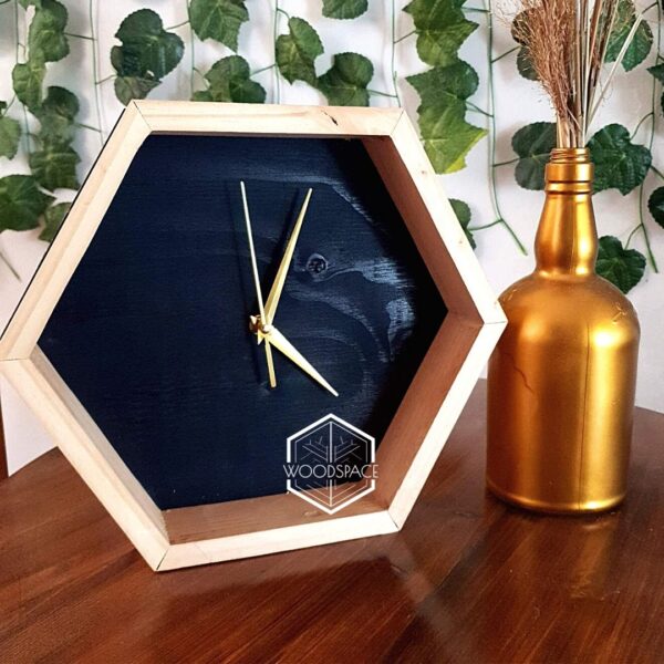 Marlow Hexagon Clock - Image 3