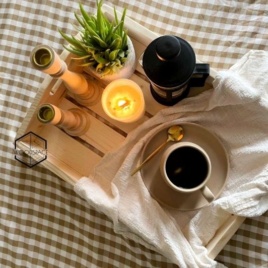 Alternative view of Birch Wooden Tray